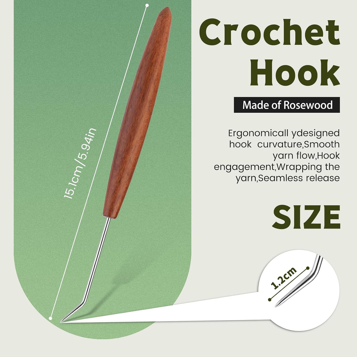 1 Pcs Knitting Loom Hook, Crochet Hooks for Knit Picker, Handle Knitting Board Matching - image 2