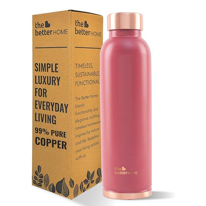 The Better Home Copper Water Bottle 950ml