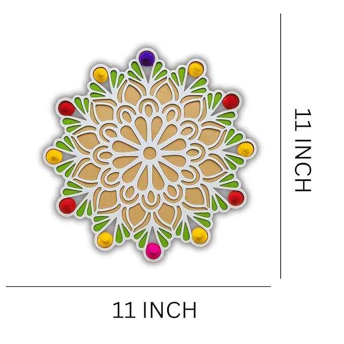SHILP HANDICRAFT Rangoli Stencil Mat - PUSHMYCART