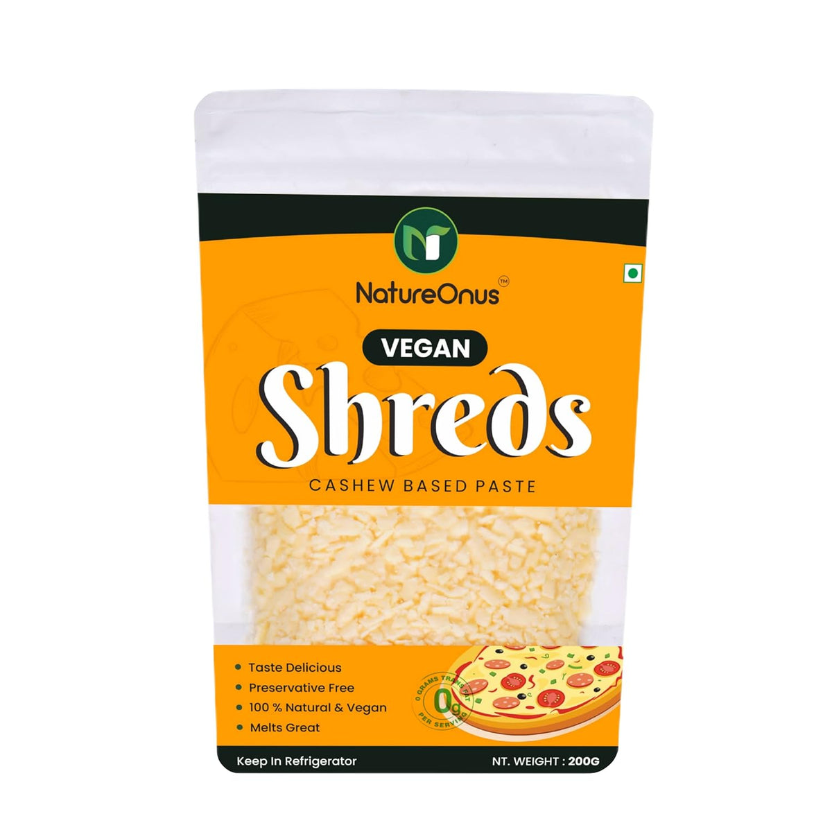 NatureOnus Vegan Cheese Shreds