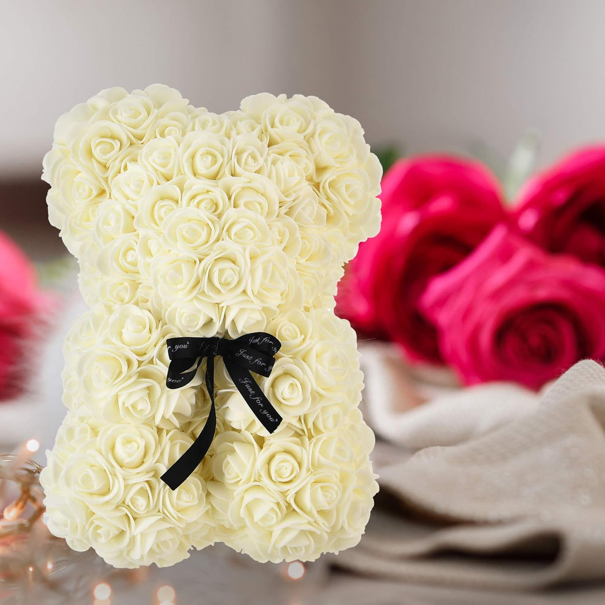 Rose Teddy Bear on Every Flower Bear