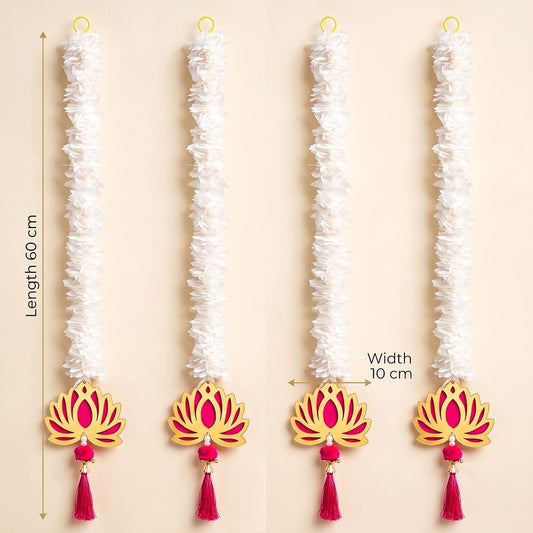 Jeevan Handicraft Golden Floral Lotus Hanging