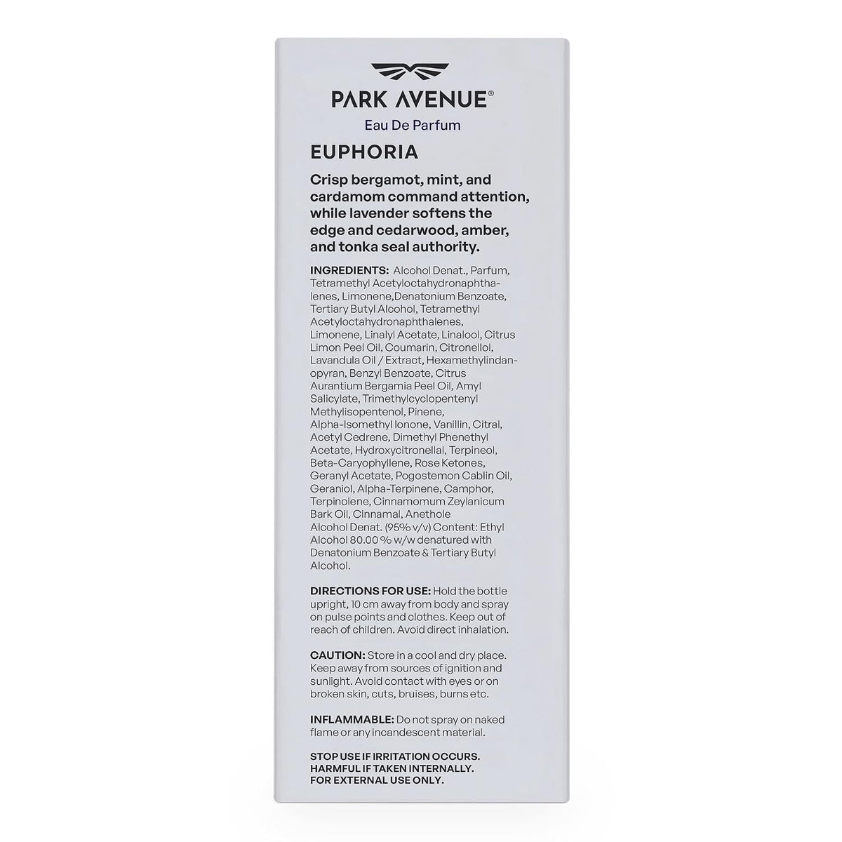 Park Avenue Euphoria, Eau De Parfum Men, 100ml