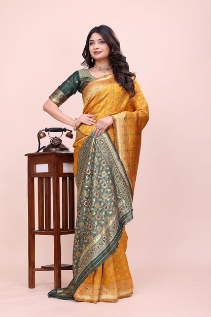 VasthrlayClassic Traditional Saree for wedding and party wear styling