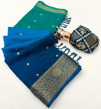 Vasthrlay Silk Classic Saree with decorative Linning design