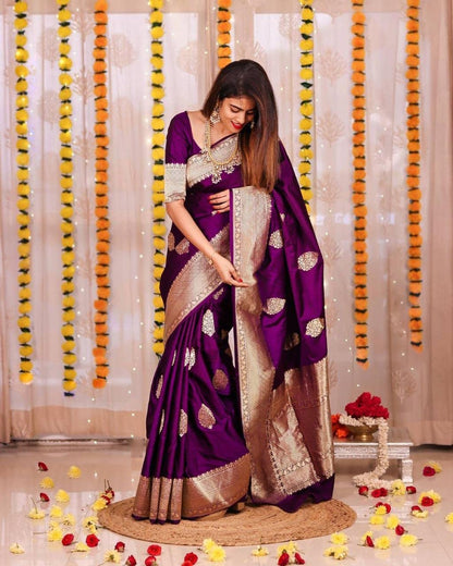 Vasthrlay Classic Traditional Saree for wedding and party wear styling