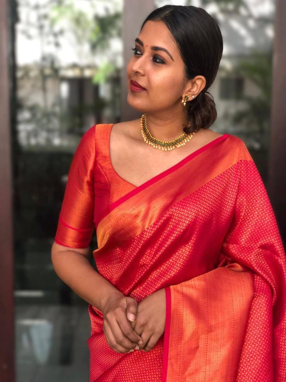 Vasthrlay Classic Traditional Saree for wedding and party wear styling