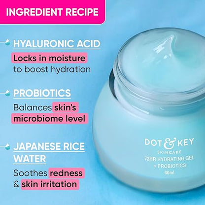 Dot & Key 72 Hr Hydrating Gel + Probiotics