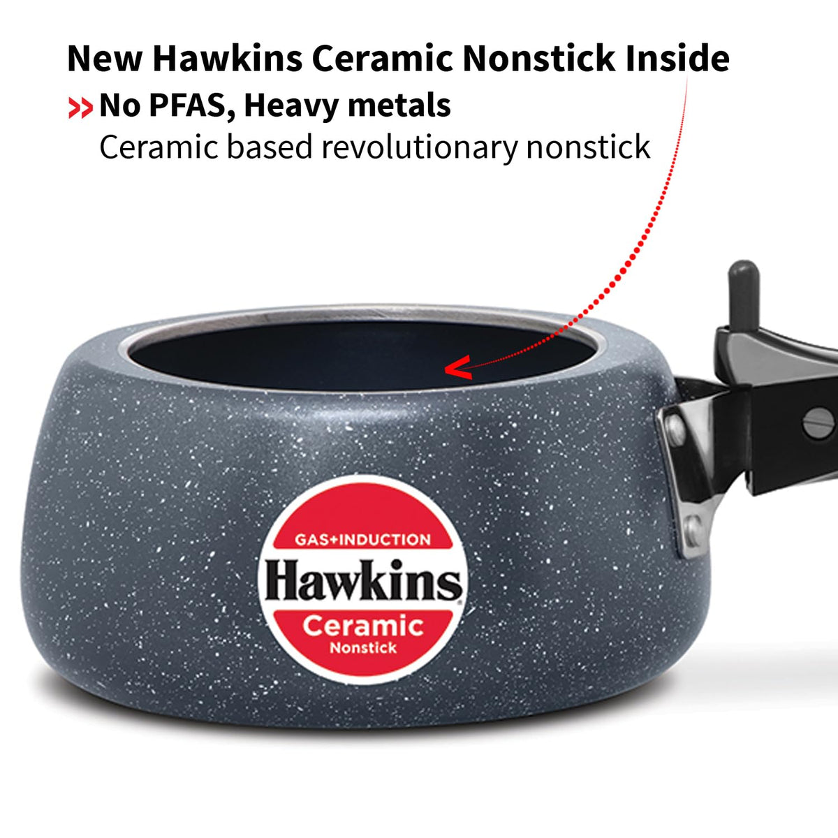Hawkins Ceramic Nonstick Pressure Cooker