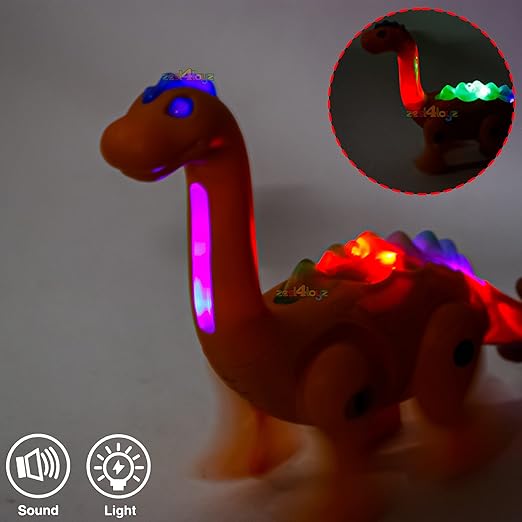 Zest 4 Toyz Battery Operated Walking Dinosaur Musical Toys - PUSHMYCART