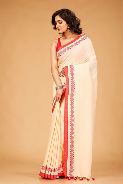 Vasthrlay Handloom Classic Saree with decorative traditional design