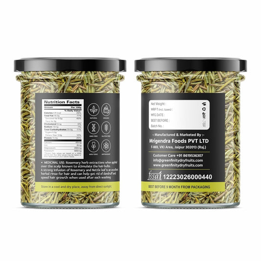 PrettyNutty 100% Natural Rosemary Dried Leaves 100gm