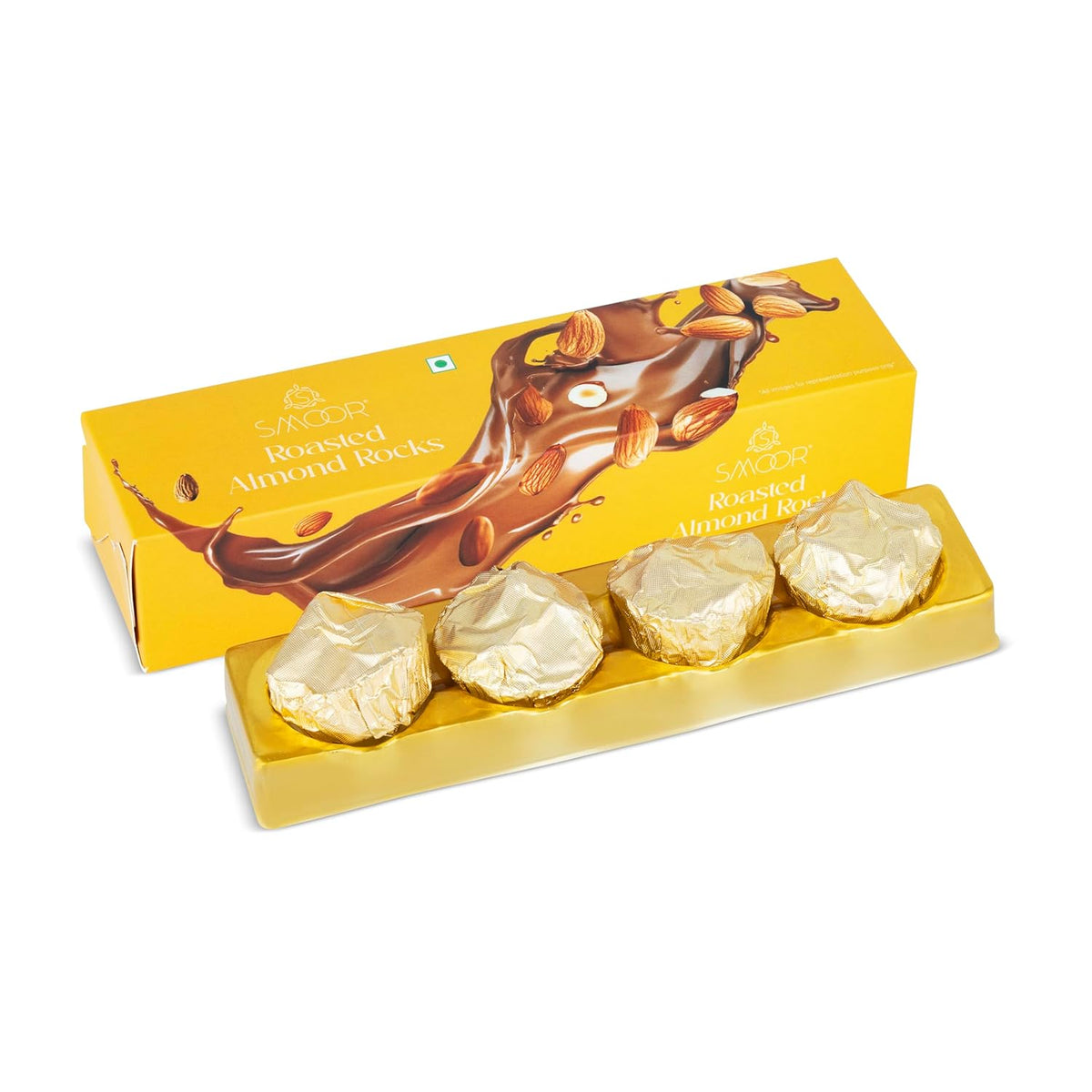 Smoor Roasted Almond Rocks 4 Pieces