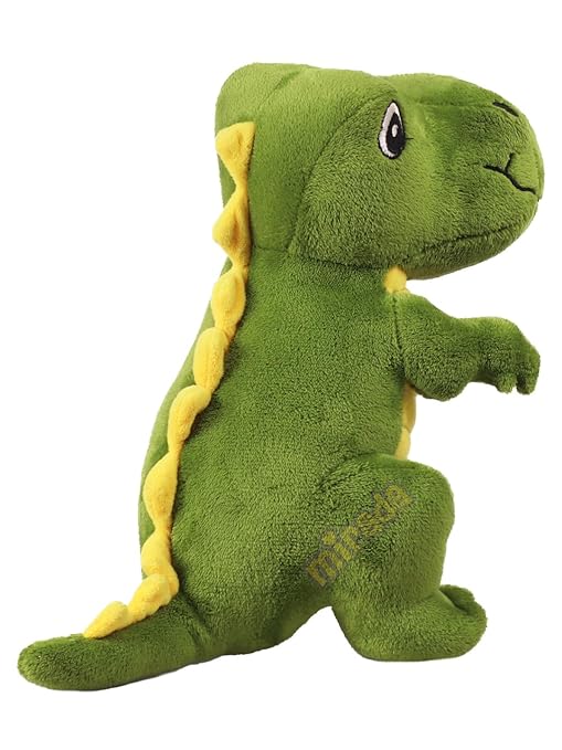 Mirada Super Soft Standing Green and Yellow Dinosaur Soft Toy for Boys/Kids/Girls - PUSHMYCART