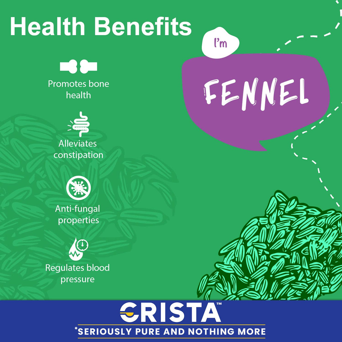 CRISTA Fennel Seeds - PUSHMYCART