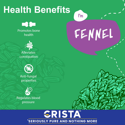 CRISTA Fennel Seeds - PUSHMYCART