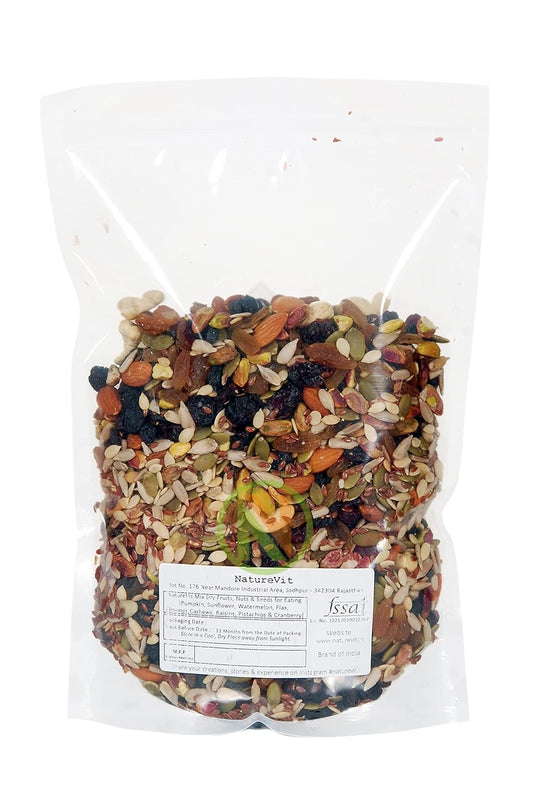 NatureVit Healthy Mix Premium Dry Fruits, Nuts & Seeds Blend