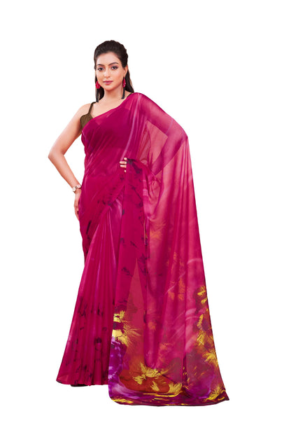 Vasthrlay Classic Chiffon Traditional Saree for festive ethnic occasions