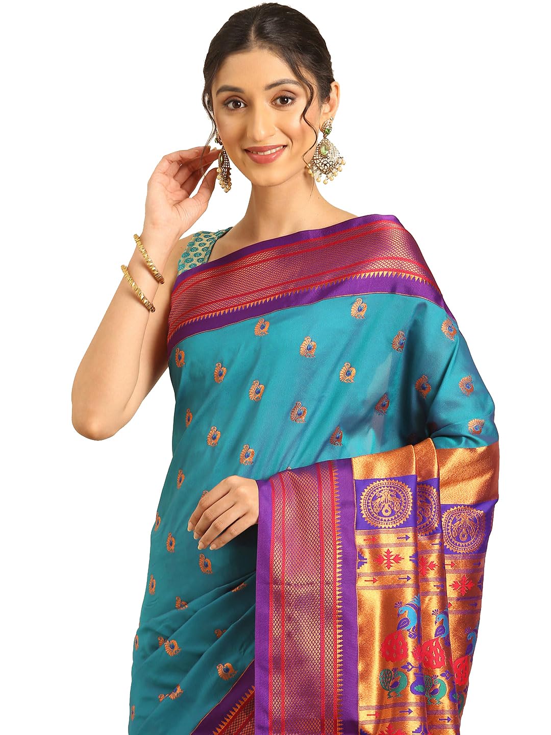 Vasthrlay Bottle Traditional Saree for wedding and party wear styling