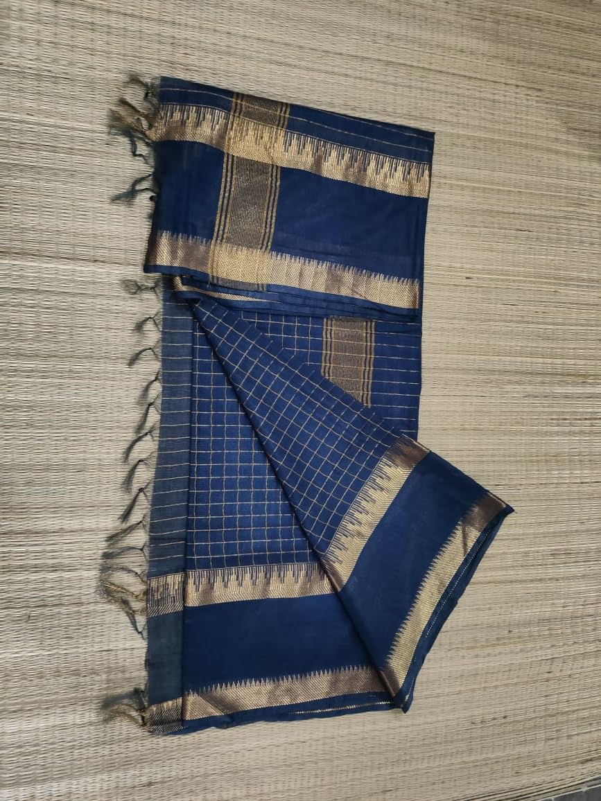 Vasthrlay Classic Traditional Saree with elegant bhagalpuri styling