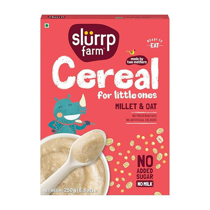 Slurrp Farm Porridge, Millet And Oats Powder - PUSHMYCART