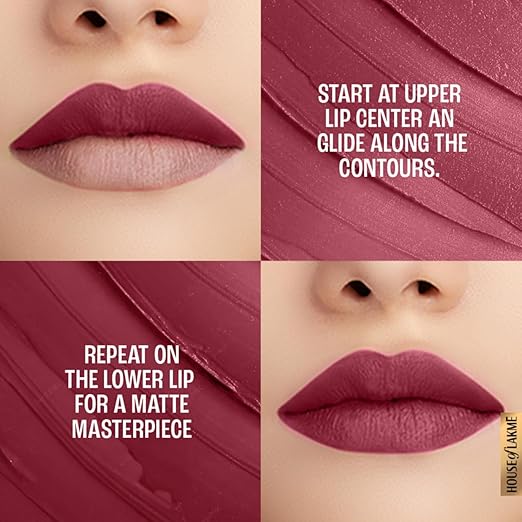 Lakme 9 to 5 Primer + Matte |Maroon Mix - PUSHMYCART