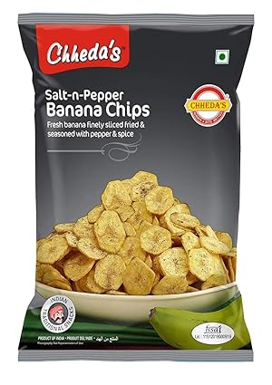 Chheda Salt N Pepper Banana Chips - PUSHMYCART