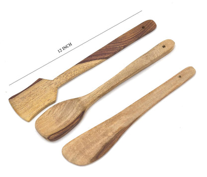 Sanjeev Kapoor Sheesham Wood Serving and Cooking Spoon Set