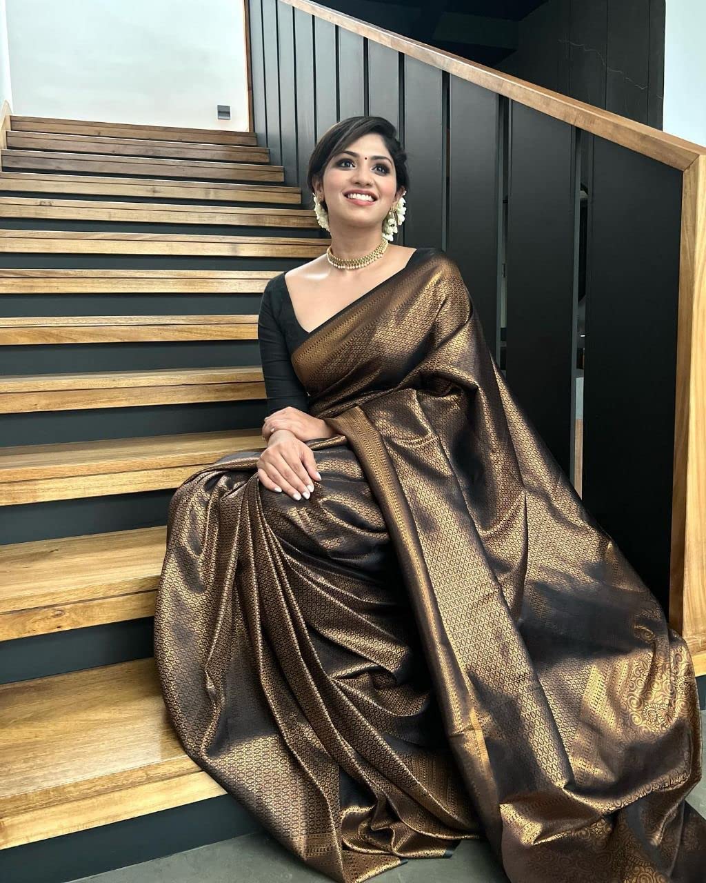 Vasthrlay Classic Traditional Saree for wedding and party wear styling