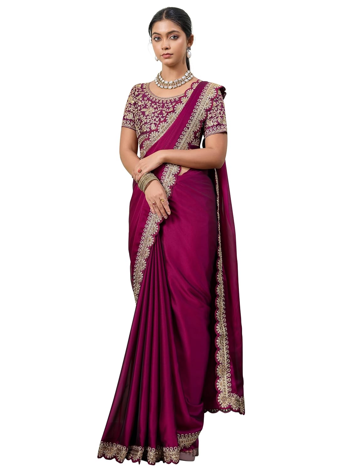 Vasthrlay Designer Saree in Classic with refined ethnic appeal