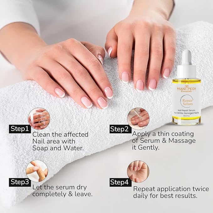 The Mani Pedi Nail Repair & Protection Serum.