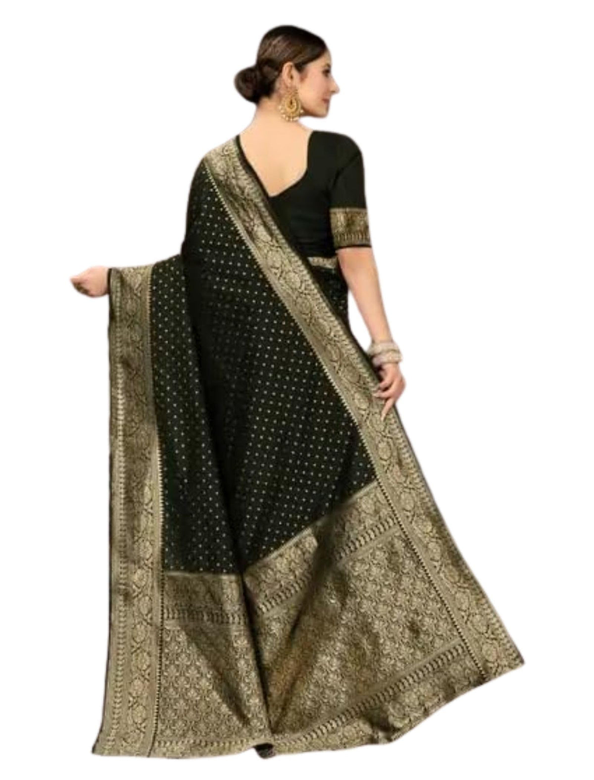 Vasthrlay Ethnic Classic Saree with decorative traditional design