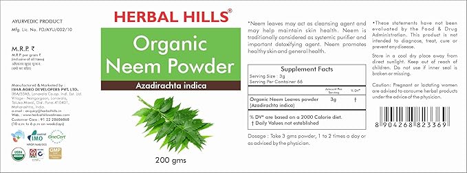 Herbal Hills Neem Powder