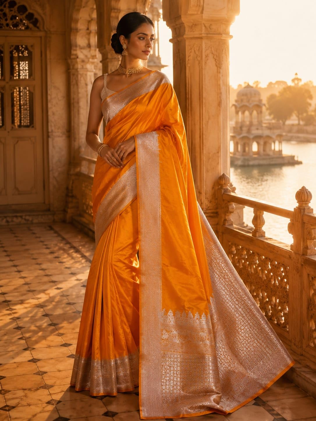 Vasthrlay Ethnic Classic Saree with decorative Traditional design
