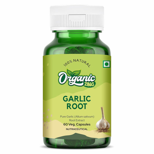 Organic Zing Garlic Extract 600mg 60 Capsules