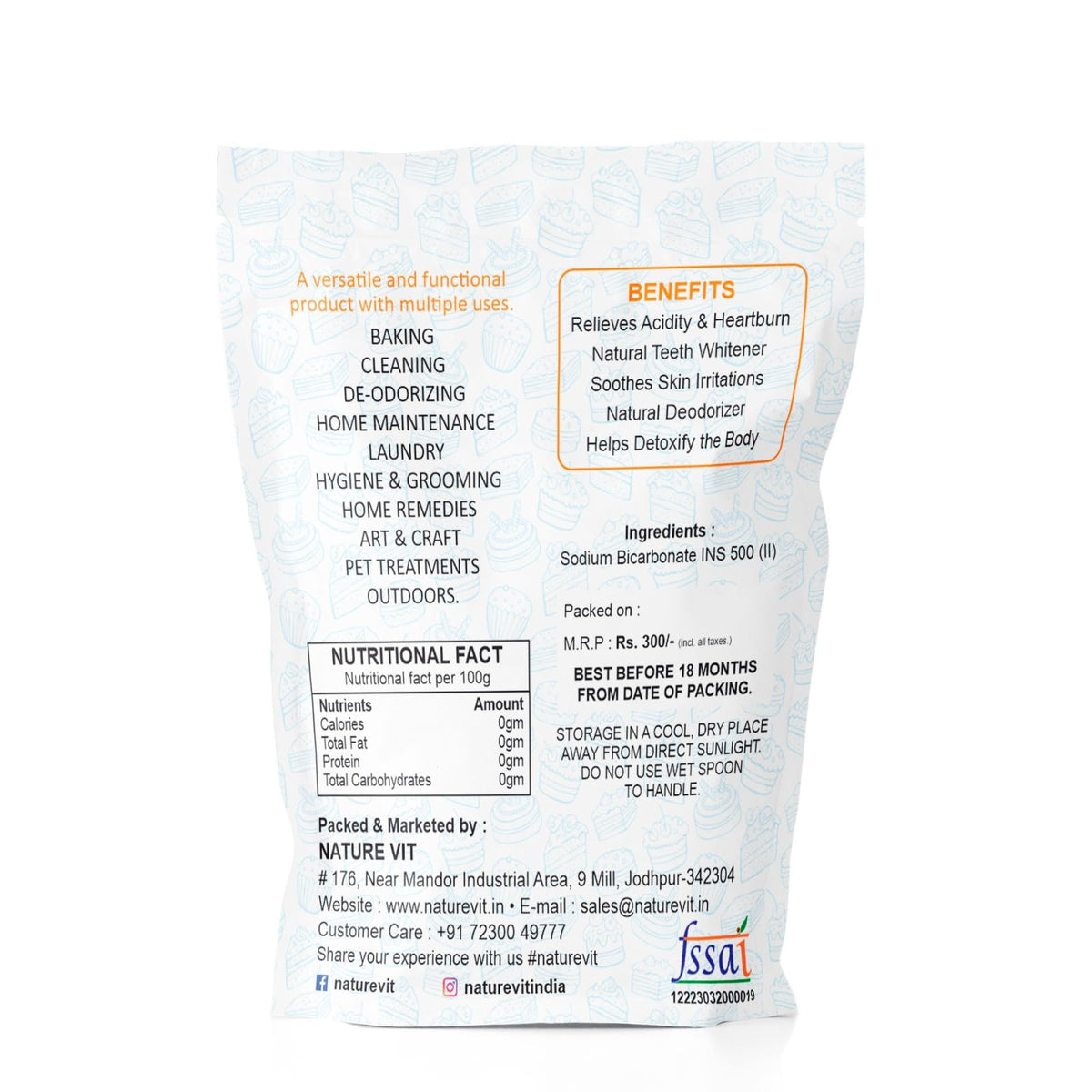 NatureVit Baking Soda