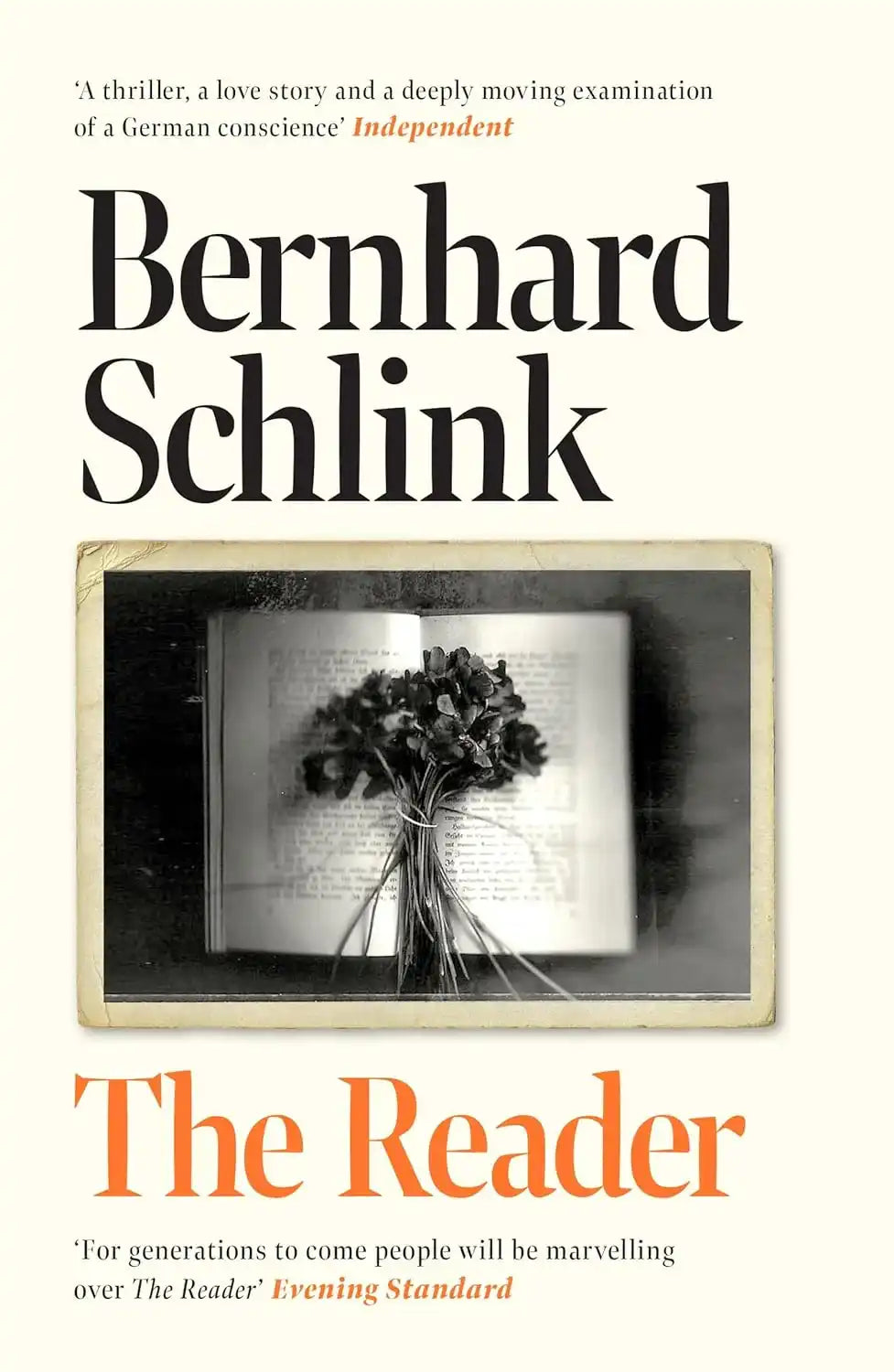 Cover art for Oxfordbookstore's "The Reader" adult fiction, featuring a somber, evocative design.