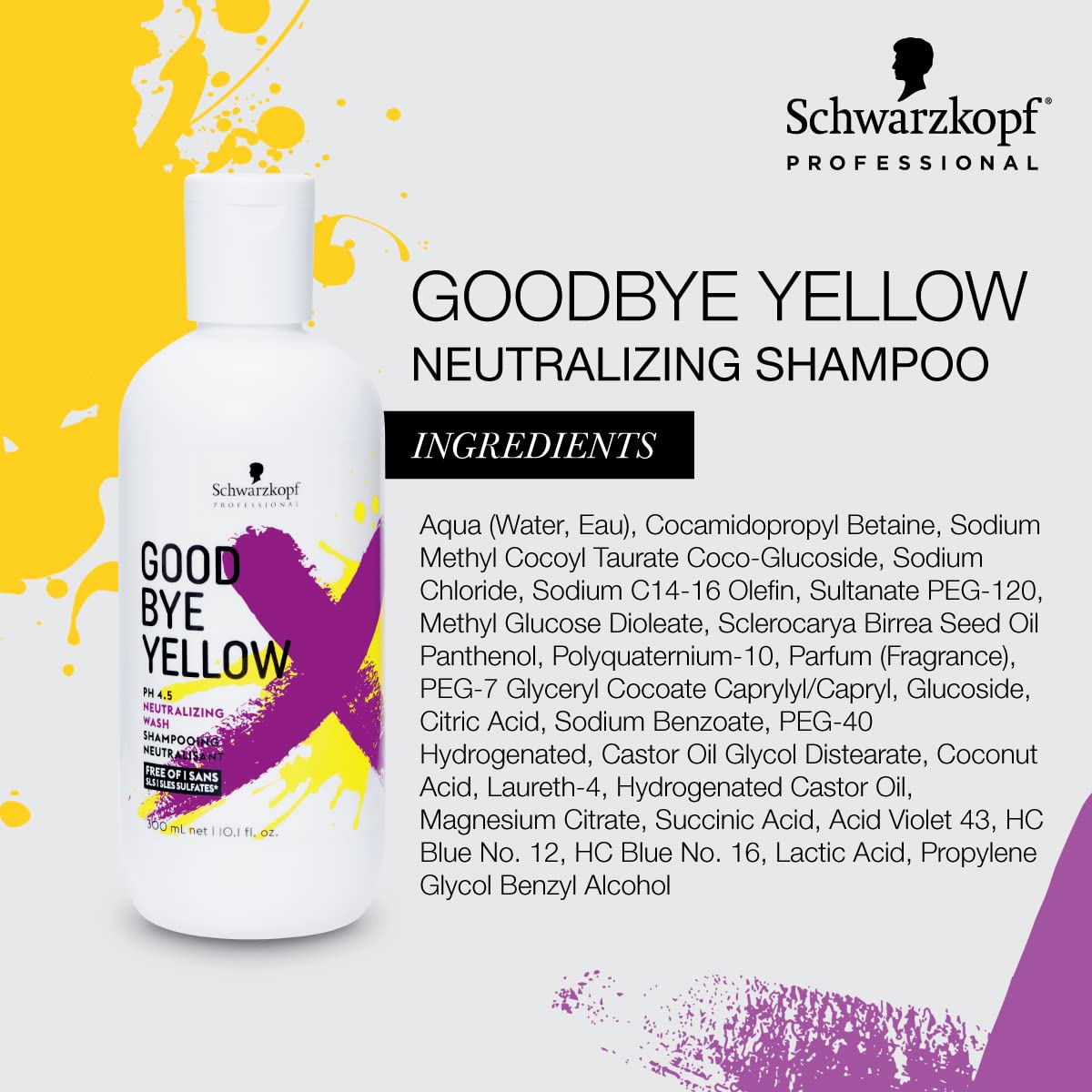 Schwarzkopf Goodbye Yellow Shampoo 300ml
