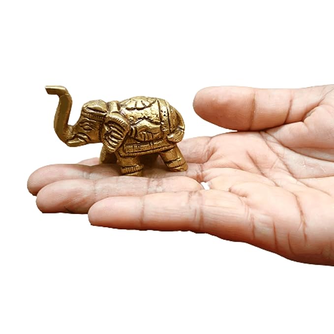 Brass Elephant Statue Set - PUSHMYCART
