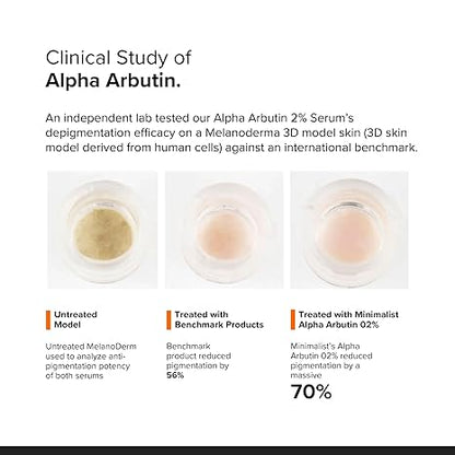 Minimalist Dark Spots Removal Serum with 2% Alpha Arbutin