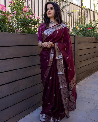 Vasthrlay Classic Traditional Saree for wedding and party wear styling
