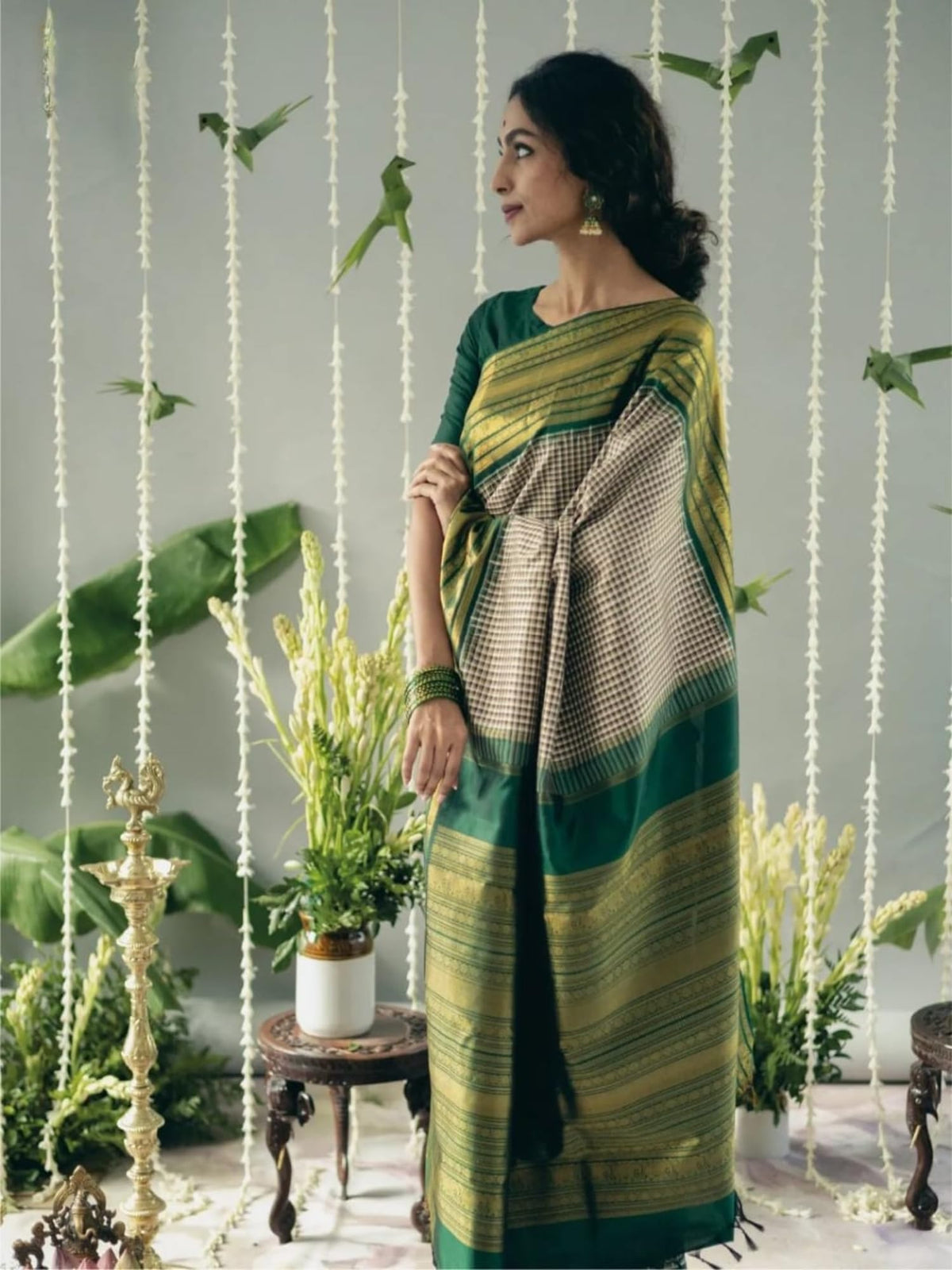 Vasthrlay Classic Traditional Saree for wedding and party wear styling