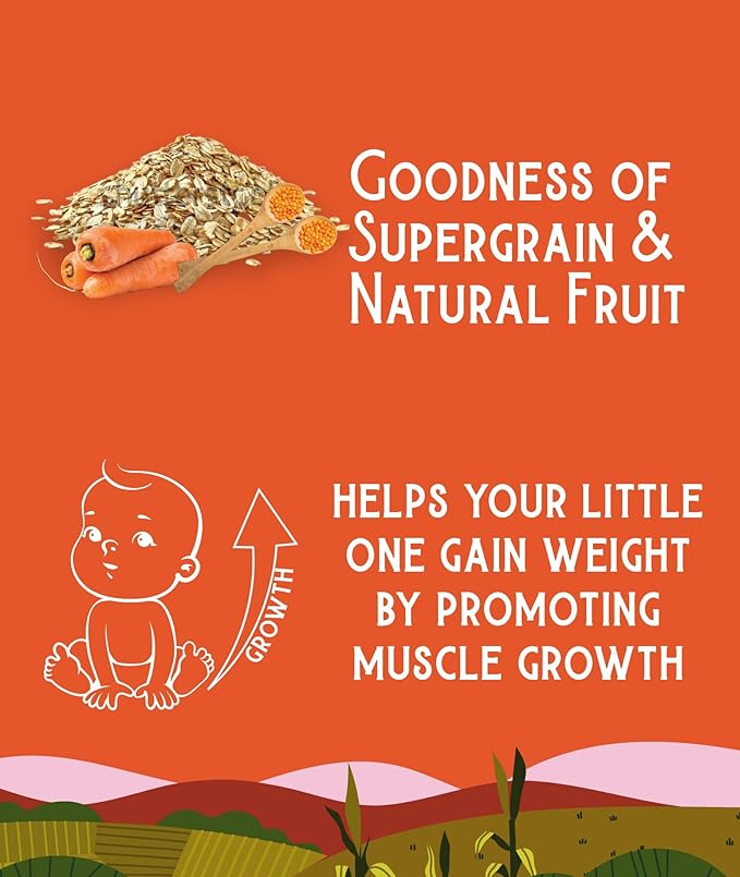 HUNGRY KOALA Oats & Carrot Khicdi Cereal - PUSHMYCART