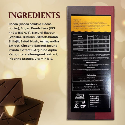 Xspark Dark Chocolate for Men & Women