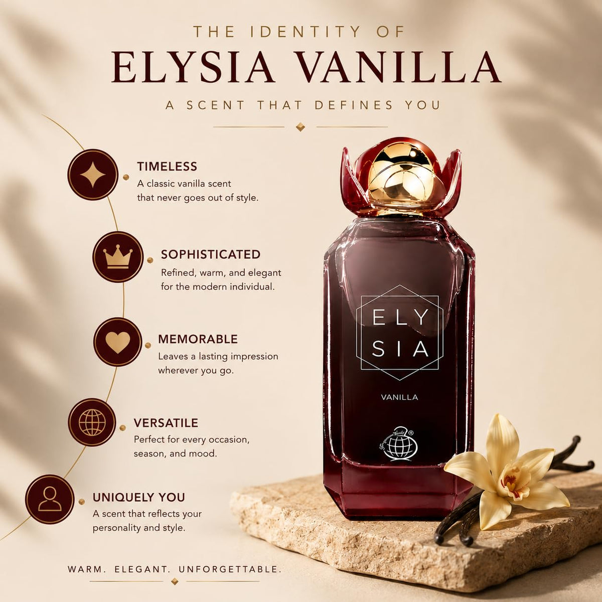 Fragrance World Elysia Vanilla EDP 100ml