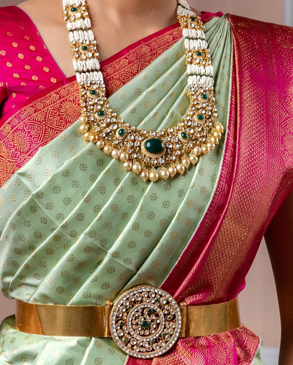 Vasthrlay Kanjivaram Classic Saree with decorative traditional design