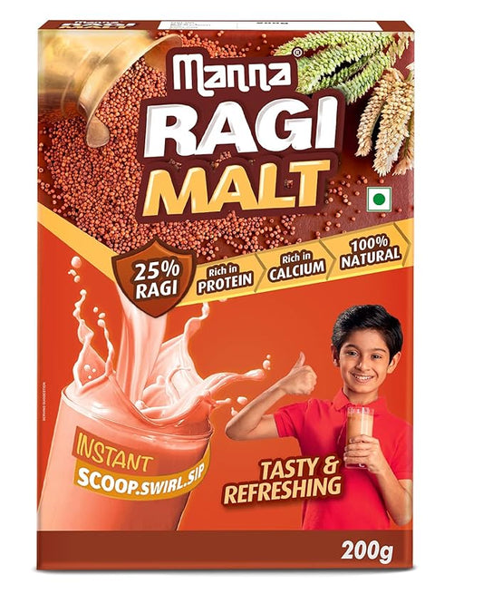Manna Ragi Malt Drink Mix - PUSHMYCART