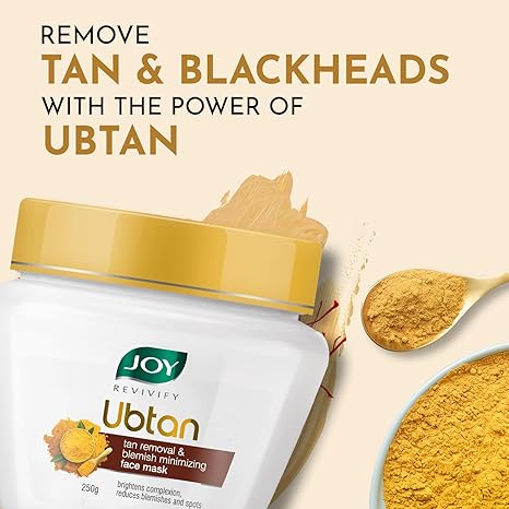 Joy Revivify Ubtan Tan Removal And Blemish Minimising Face Mask - PUSHMYCART