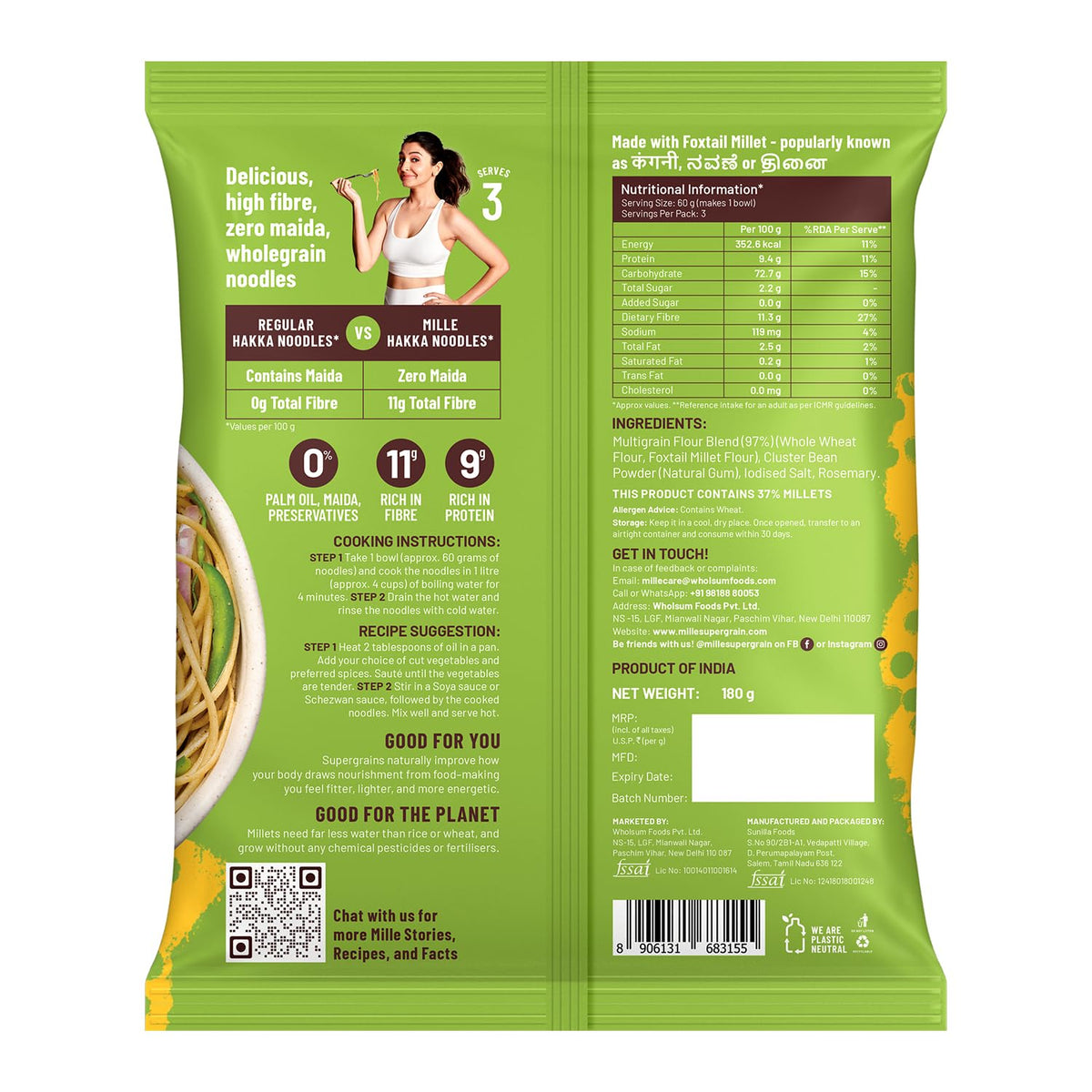 Mille No Maida Hakka Noodles - PUSHMYCART