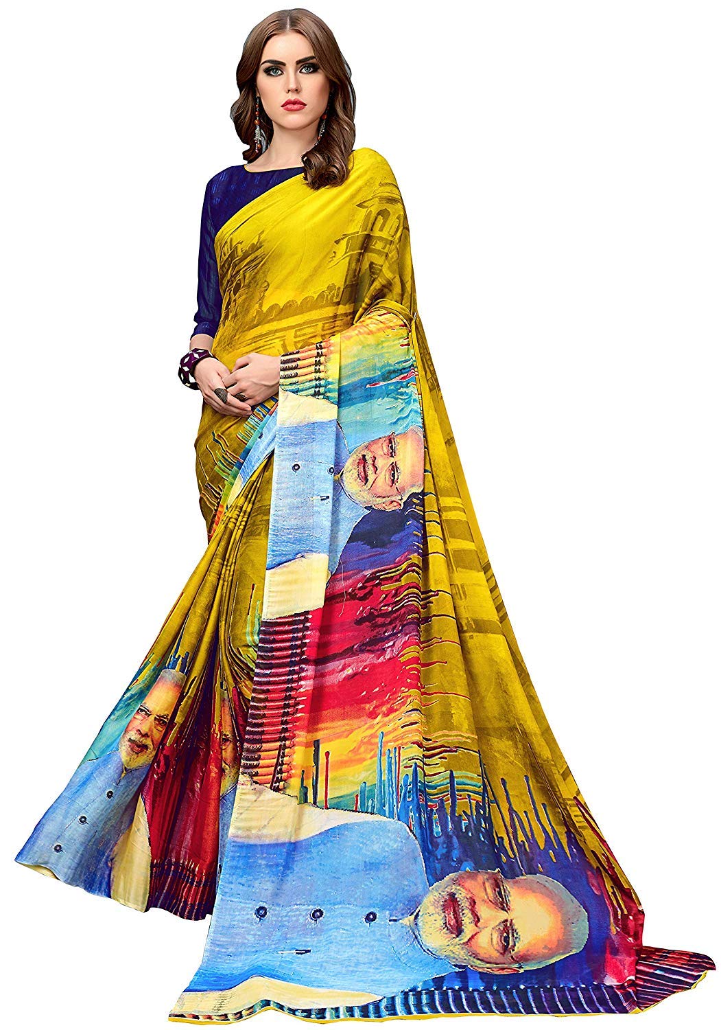 Vasthrlay Ethnic Saree with traditional design